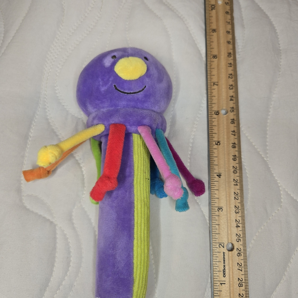 Fiesta‎ Purple Plush Octopus with Colorful Tentacles